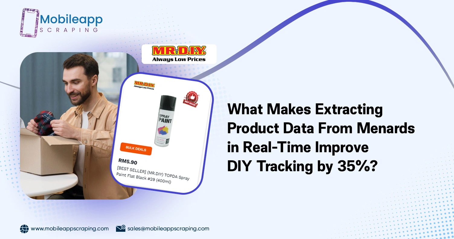 What Makes Extracting Product Data From Menards in Real-Time Improve DIY Tracking by 35%